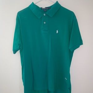 Green 3 Button Polo Shirt